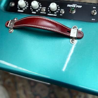 Dexter Amps Super Pup 6L6 2026 - Antique Pelham Blue Nitrocellulose Lacquer image 3