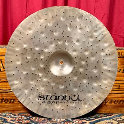 20" Istanbul Agop Xist Dry Dark Crash Cymbal 1378g *Video* image 5