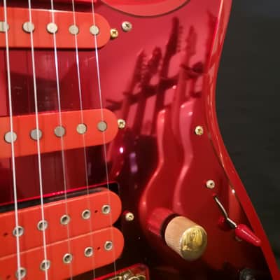 Fernandes LA-115KK Red HSS Made in Japan image 8