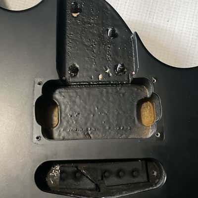 2007 Indonesian Ibanez RG5EX1 Flat Black Basswood Guitar Body Floyd Ready image 8