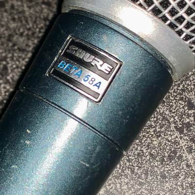 Shure BETA 58A Handheld Supercardioid Dynamic Microphone 1996 - Present - Black image 2