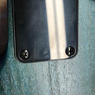 Warmoth Jazzmaster  Bass 4: BLUE Beauty image 10
