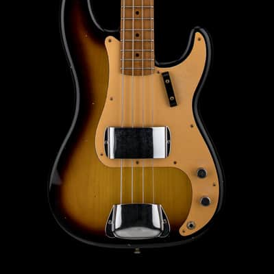 Fender Custom Shop Empire 58 Precision Bass Journeyman Relic - Aged 2-Color Sunburst #86942 image 1