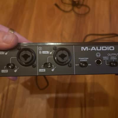 M-Audio M-Track Duo USB Audio Interface 2021 - Black image 2