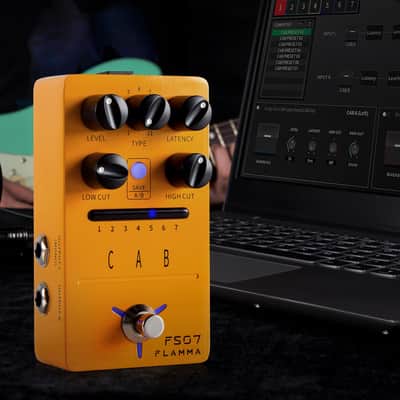 FLAMMA FS07 Stereo Simulation Pedal Electric Guitar Simulator Effects Pedal with 7 User Preset Slots Support IR Loading Software Editing image 4