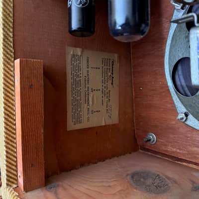 Vintage 1954 Fender Tweed Champ 5D1 Wide Panel Clean USA Amplifier Combo *1950s* image 16