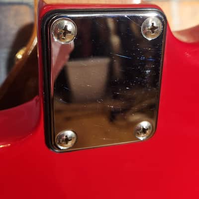 Vintage 1986 Squier MIJ Standard Stratocaster Rosewood Fretboard Torino Red w/ Fender USA OHSC image 20