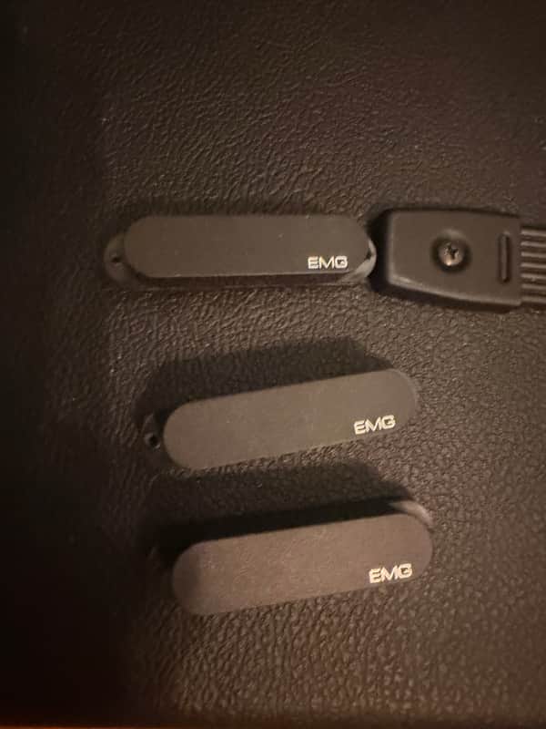 EMG SA/SET-B Active Alnico V Single Coil Set 2010s - Black