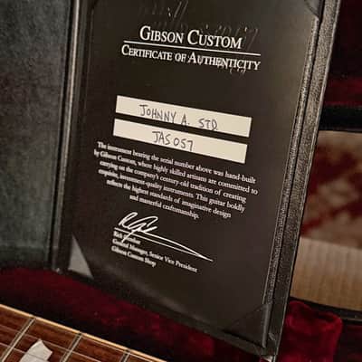 Gibson Custom Shop Johnny A Signature Standard Bourbon Burst w/ Bigsby image 17