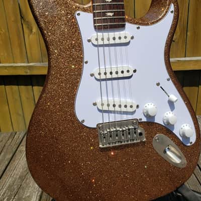 PRS Silver sky se 2022 - cinnamon sparkle image 1