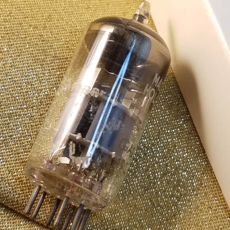Amperex 6DJ8 AT1000 TESTED Vacuum Tube Heerlen D Getter GA0 GA2 Bugle Boy T2 ECC88 dual triode 1959 image 1