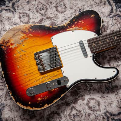 Fender Customer Shop ’60 Telecaster Custom Super Heavy Relic - 3 Tone Sunburst image 24