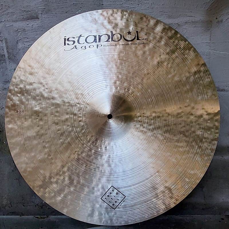 Istanbul Agop 22" Traditional Series Dark Ride Cymbal 2010s - Traditional image 1