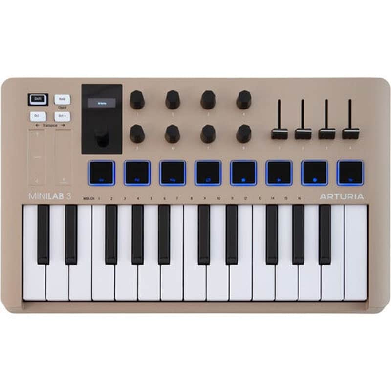 MiniLab 3 25 Slim-key Controller - Champagne image 1