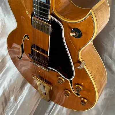 1962 Gibson L-5CESN Archtop Electric Hollowbody Guitar w/ Brown Lifton Case image 6