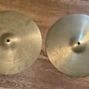 Zildjian 14" Avedis A Hi-Hat Cymbals Hi Hats 950 1300 Grams Vintage 70's