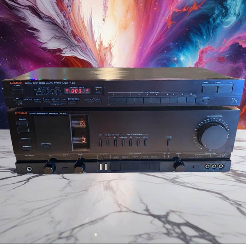 Luxman LV-105 Stereo Integrated Amplifier + T-102 Stereo Tuner
