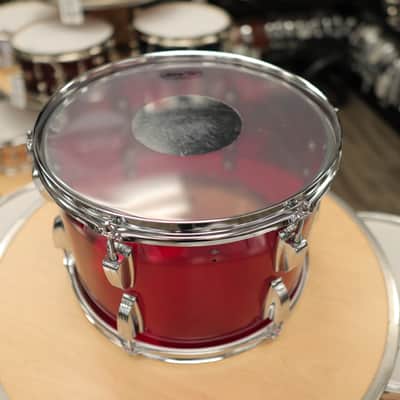 Vintage 70s Ludwig 9x13" Vistalite Tom (Red Acrylic) image 3