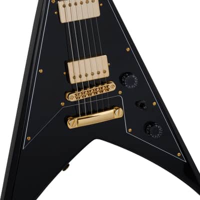 SPECIAL-ORDER! Jackson Signature KVXT Scott Ian King V - Black / Gold image 2