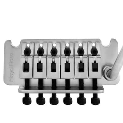 Genuine Floyd Rose Non-Fine Tuner Tremolo Bridge Satin Chrome image 1