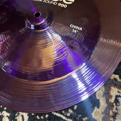 Paiste 14" Color Sound 900 Series China Cymbal - Purple image 2