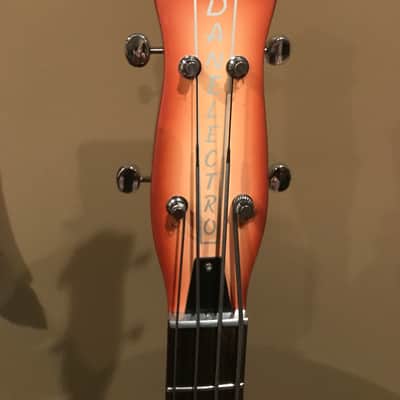 Lefty D’Anelectro Long Horn 2015 Brown Sunburst Gloss image 4