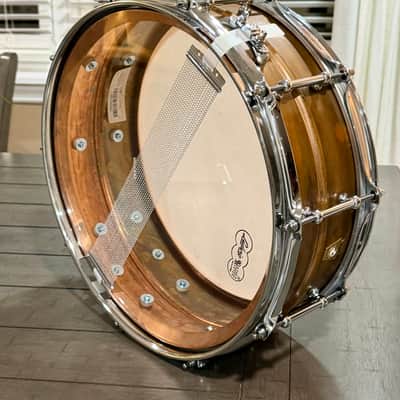 Ludwig Raw Copperphonic 5x14 snare drum - Raw Copper image 7