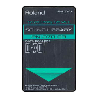 Roland PN-D70-03 Sound Library ROM Card for D-70