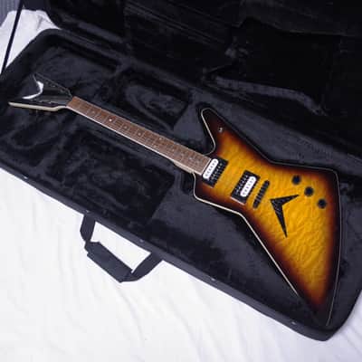 DEAN ZX Quilt Maple electric GUITAR Trans Brazilia - Bolt-on - NEW w/ Light Case image 1