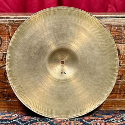 14" Zildjian A 1940s-1950s Trans Stamp Hi-Hat Cymbal Pair 762g/788g *Video Demo* image 5