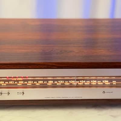 🎶✨ Luxman T-400 AM/FM Stereo Tuner — Original Factory Box, U.S. 120V, Wood Cabinet, Cleaned & Tested image 6