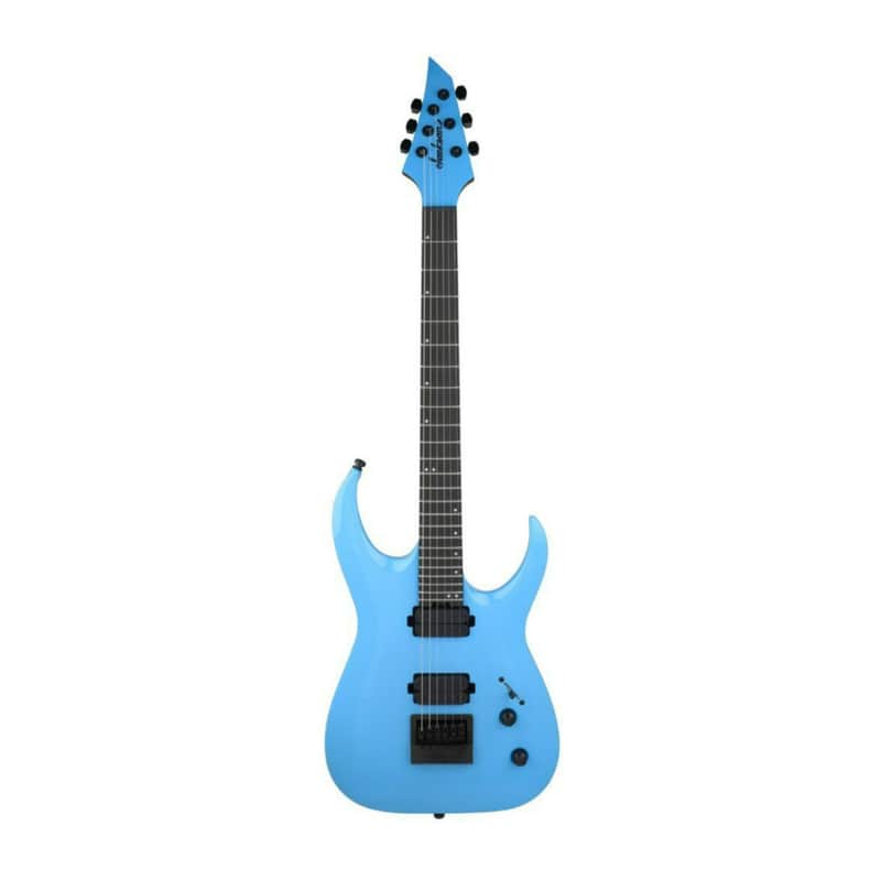 Jackson Pro Plus Series Signature Misha Mansoor Juggernaut ET6 6-String Right-Handed Electric Guitar with Poplar Body, Maple Neck, and Ebony Fingerboard (Riviera Blue) image 1
