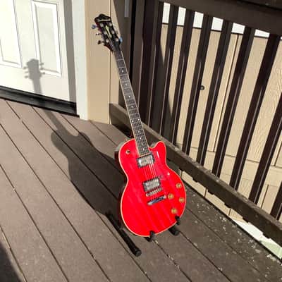 DeArmond M-72 2001 Crimson Red Transparent image 2