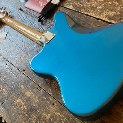 Fender Japan Limited Edition Jaguar FSR Lake Placid Blue with Matching Headstock, Block Inlays and Neck Binding image 5