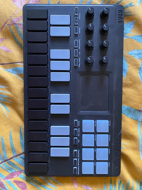 Korg nanoKEY Studio Mobile MIDI Controller Keyboard 2016 - Present - Black image 1