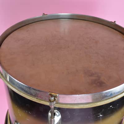WFL 13" Zephyr Tom Drum with Bass Drum Clip on Mounting Bracket Calfskin Heads image 4