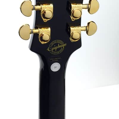 Epiphone Les Paul Custom Blackback Ltd Ed Electric Guitar - Antique Ivory image 8