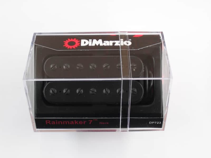 DiMarzio Rainmaker 7 String Neck Humbucker Black W/Black Poles DP 723 image 1