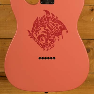 Fender Monster Hunter Rathalos Telecaster - Rosewood - Rathalos Red image 2