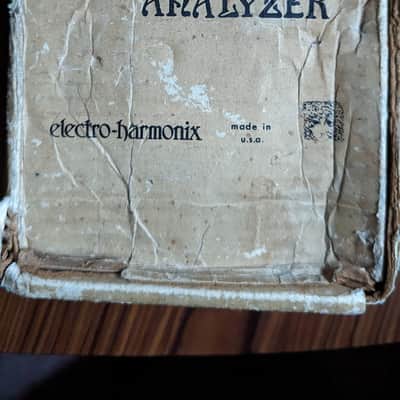 Electro-Harmonix Frequency Analyzer 1976 V1 Ram's Head Period W/ Original Box Original 110v image 4