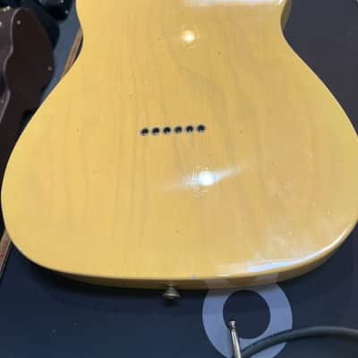 Fender Custom Shop 1954 Telecaster Electric Guitar - Aged Nocaster Blonde image 13