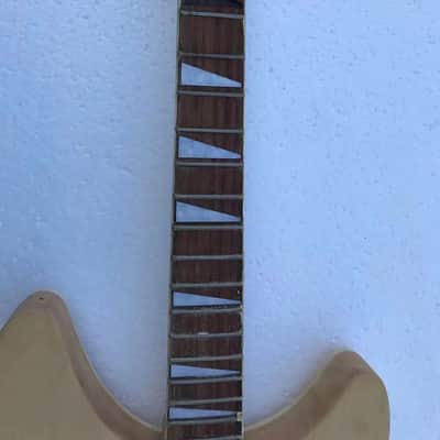 Unfinished 12 String Electric Guitar Body with Neck and Rosewood Fingerboard image 5