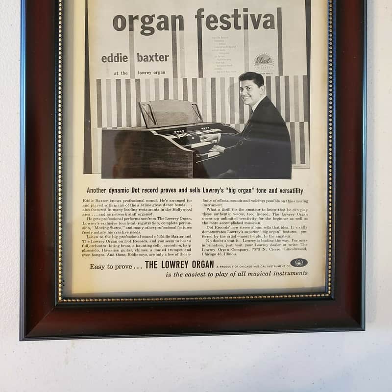 1961 Wurlitzer Eddie Baxter Bw