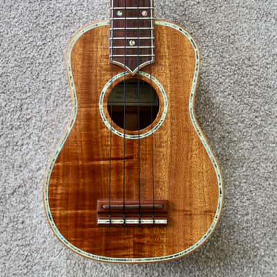 Brand New Maui Music Peter Lieberman Koa Deluxe Soprano Ukulele W/ Carrying Case image 2