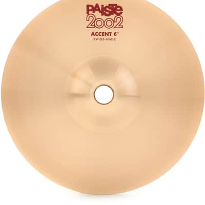 Paiste 6 inch 2002 Accent Cymbal - each image 2