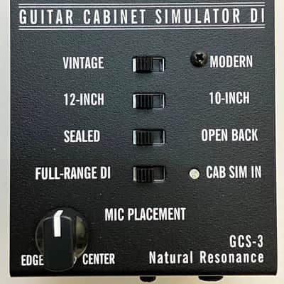 A/DA GCS-3 Guitar Cabinet Simulator 2010s - Black image 1