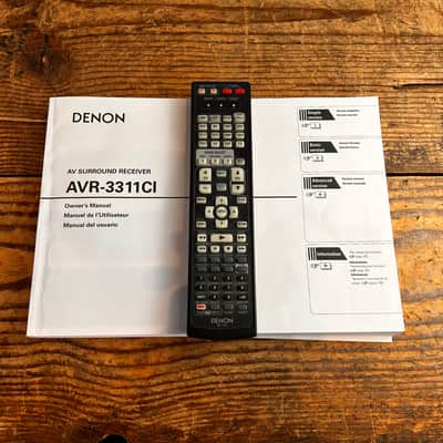 Denon AVR-3311-CI AVR Receiver with HDMI, Phono Preamp and iPhone Connectivity image 11