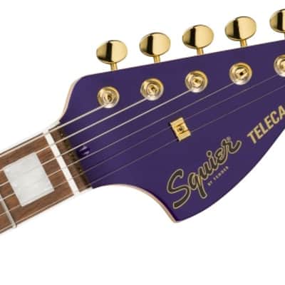 Squier Limited Edition Paranormal Troublemaker Telecaster Deluxe, Purple Metallic image 4