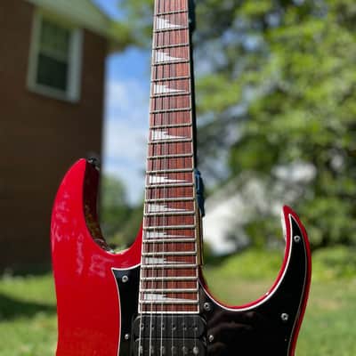 2019 Ibanez RG550DX-RR Genesis Collection- Ruby Red image 4