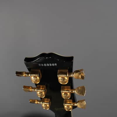 2006 Gibson Les Paul Custom Black Beauty Left Handed *Headstock Repair* image 5